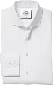 Charles Tyrwhitt Non-Iron Twill Extreme Cutaway Slim Fit Double Cuff