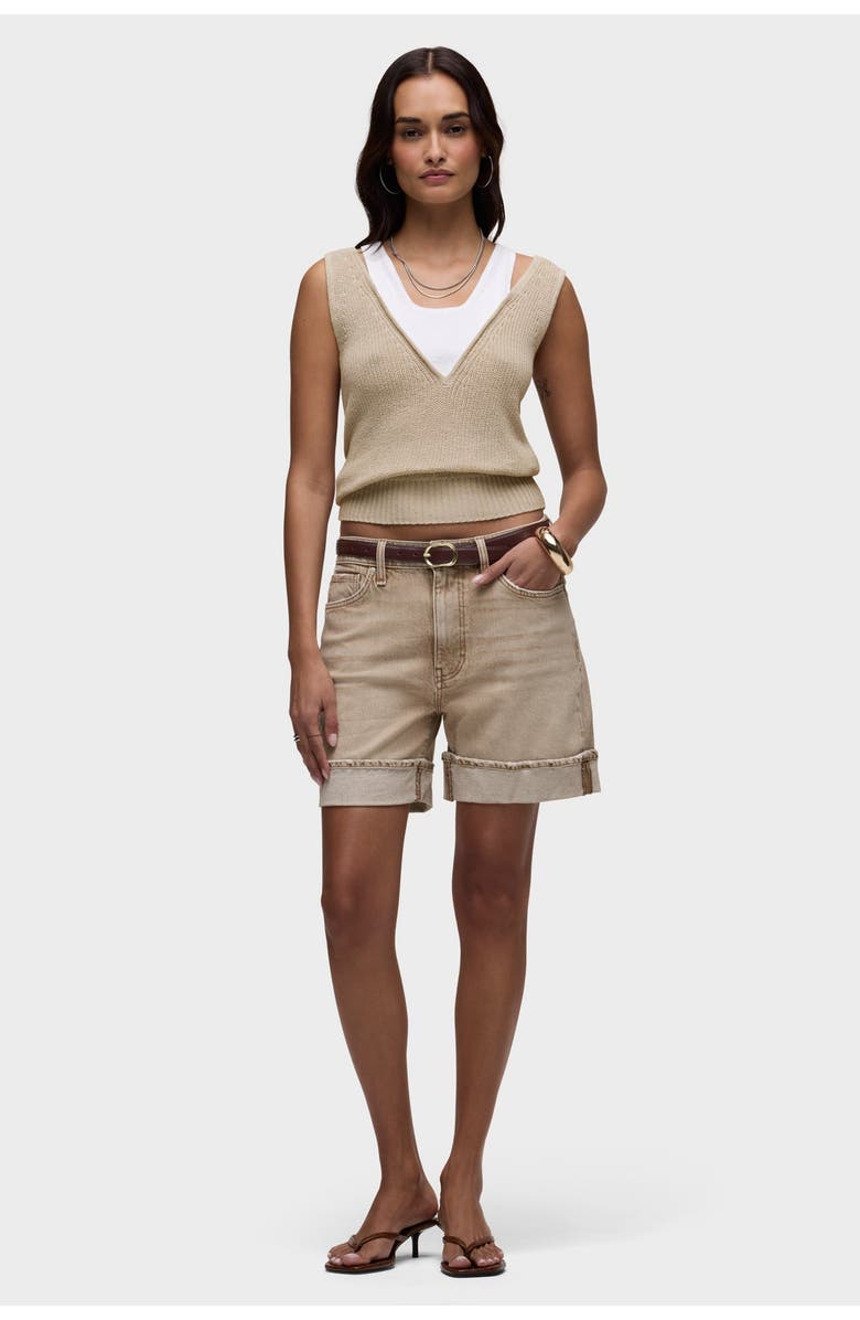 Hudson Jeans Rebel Relaxed Short, Main, color, Iced Latte