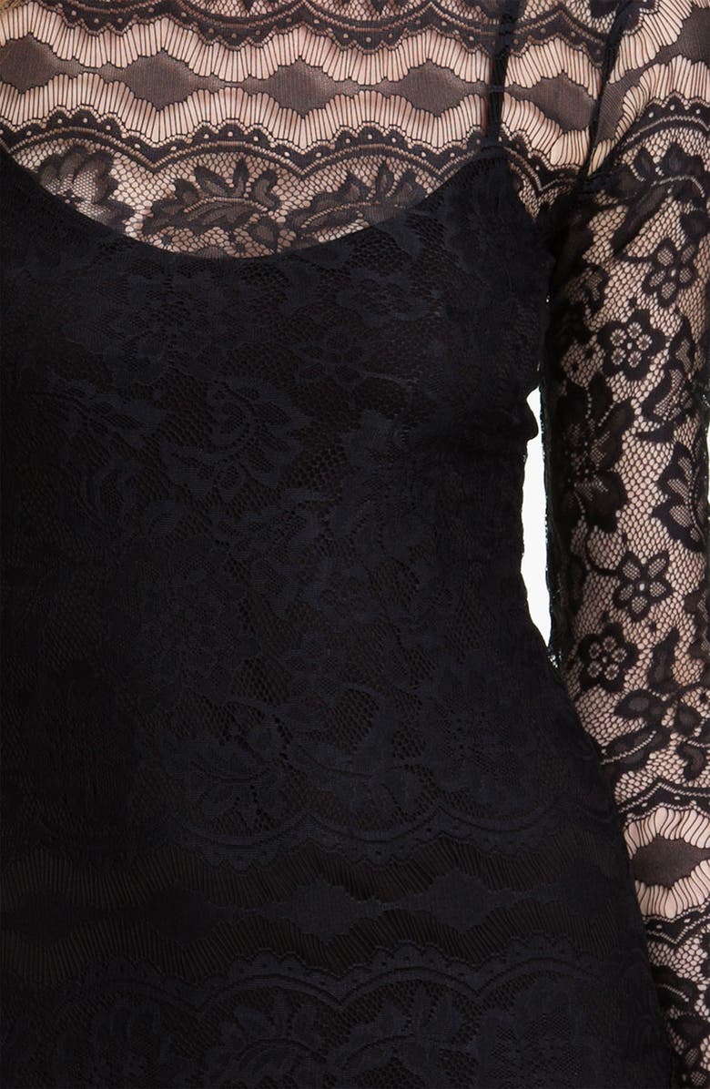 For Love & Lemons Lace Dress, Alternate, color, 