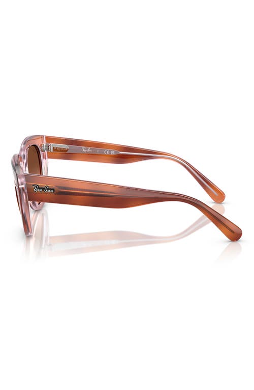 Shop Ray Ban Ray-ban 52mm Gradient Square Sunglasses In Brown Gradient