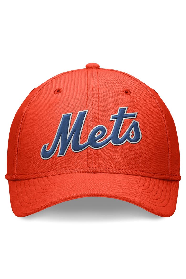 Men's Nike Orange New York Mets Evergreen Performance Flex Hat, Alternate, color, Orange