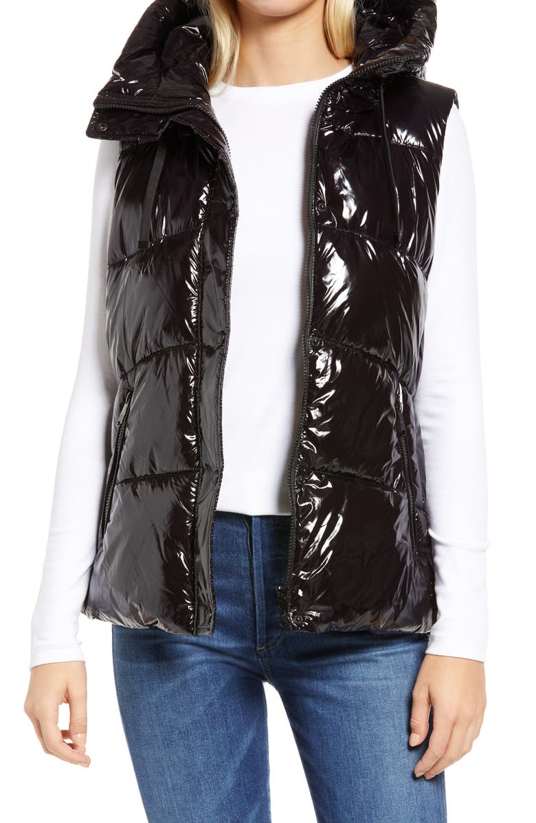 Sam Edelman Hooded Puffer Vest, Alternate, color,