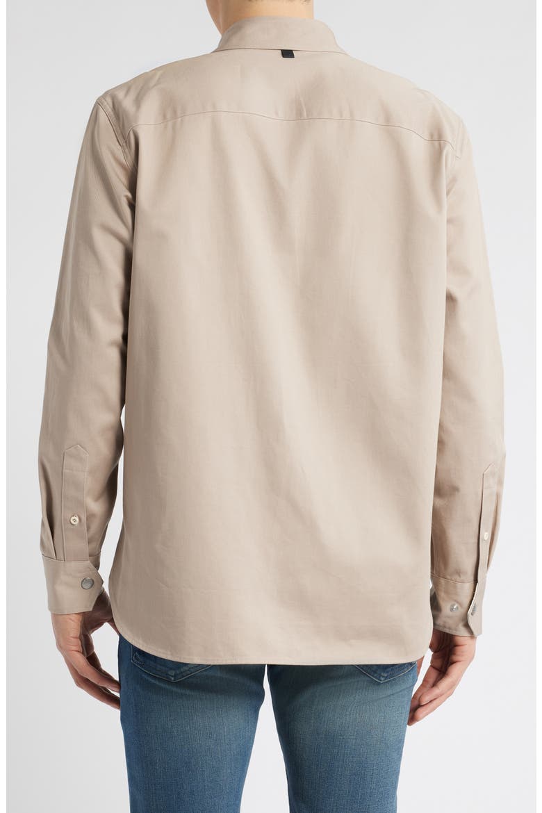 CPO Cotton Shirt Jacket, Alternate, color, TAUPE
