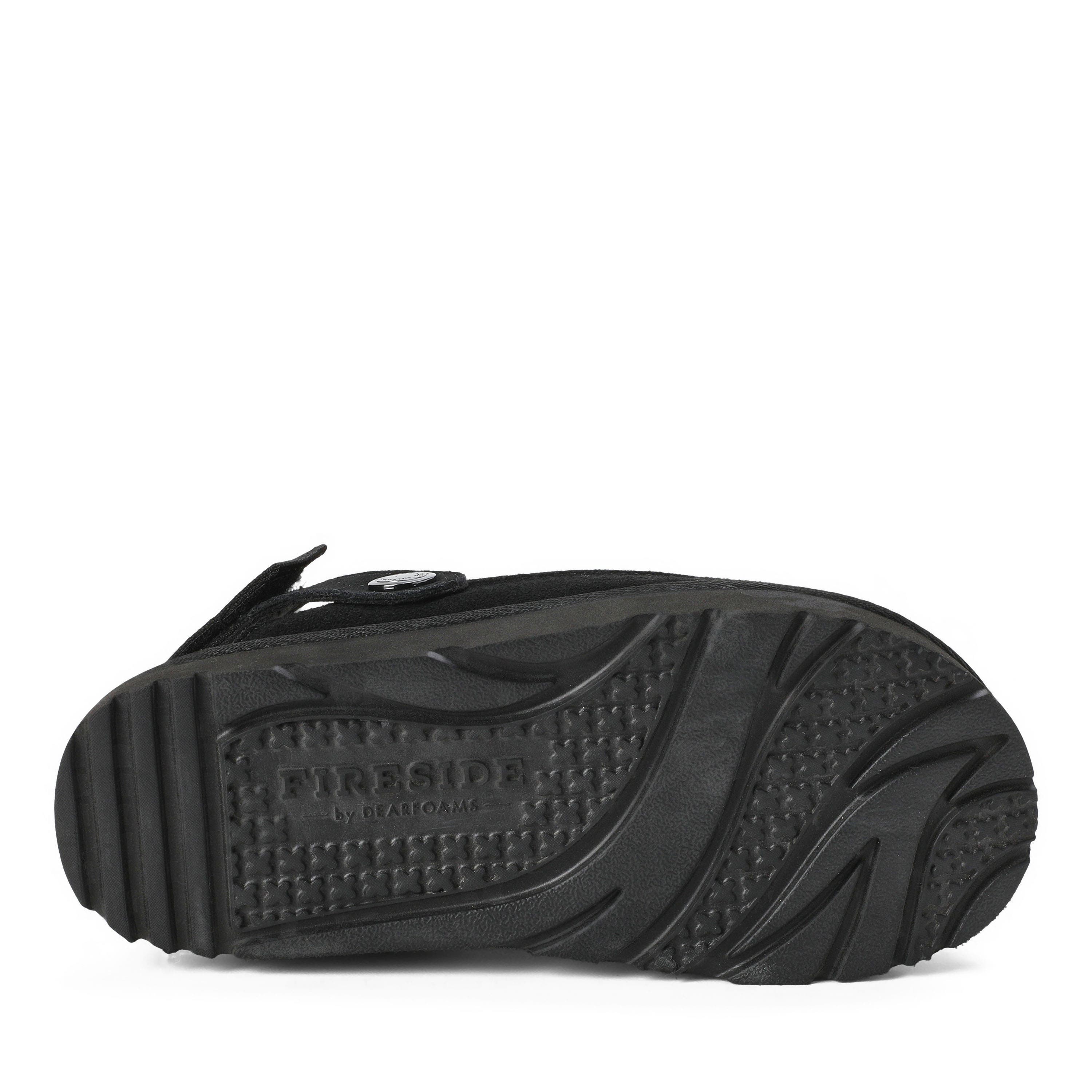 Fireside Coin Convertible Mule Slippers, Alternate, color, Black