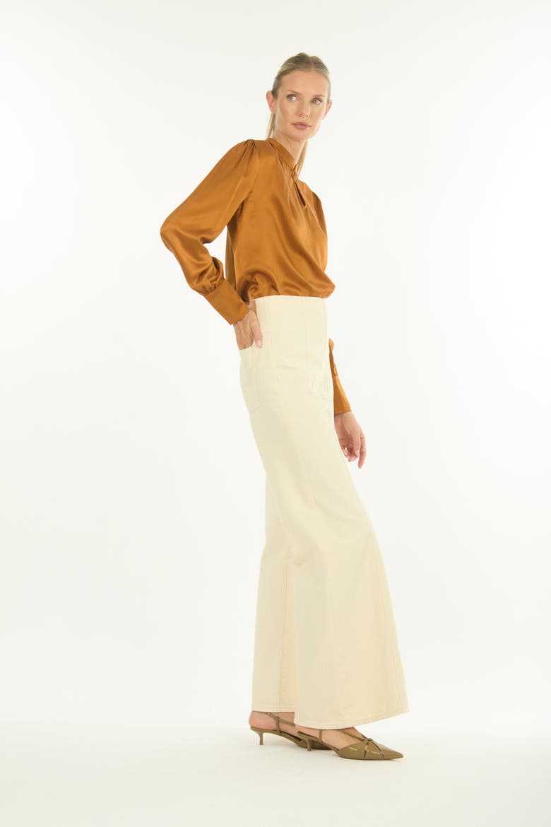 Arden Blouse, Main, color, Butter Scotch Orange