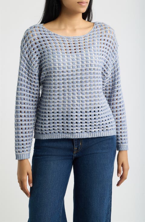 Open Knit Sweater