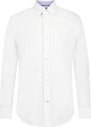Tommy Hilfiger Kids' Stretch Twill Dress Shirt