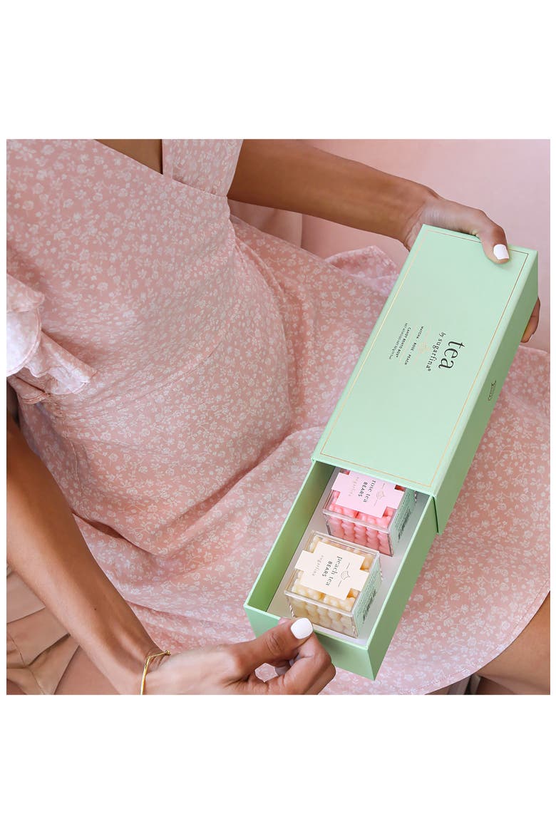 Tea by sugarfina Three-Piece Candy Bento Box, Alternate, color, TEA GREEN