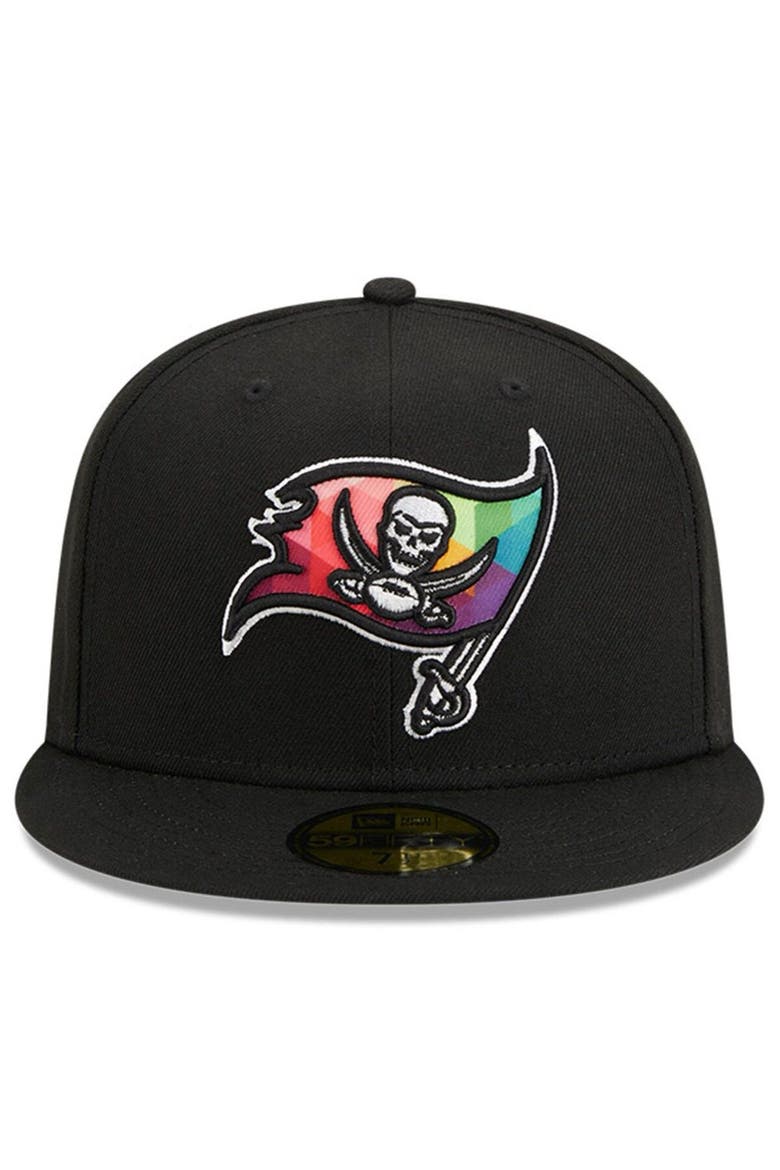 Men's New Era  Black Tampa Bay Buccaneers 2023 NFL Crucial Catch 59FIFTY Fitted Hat, Alternate, color, Black