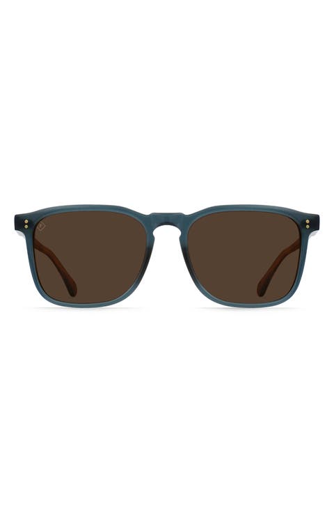 Wiley 54mm Polarized Square Sunglasses
