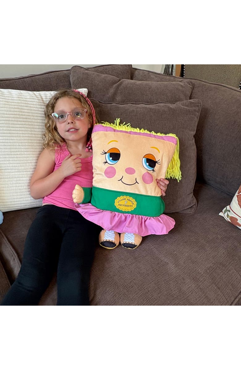 Pillow People Jill College Plush  2In1 Toy & Pillow, Alternate, color, Multicolored
