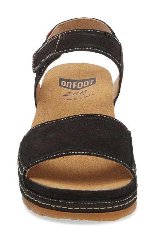 On Foot 240 Vegas Sandal In Black