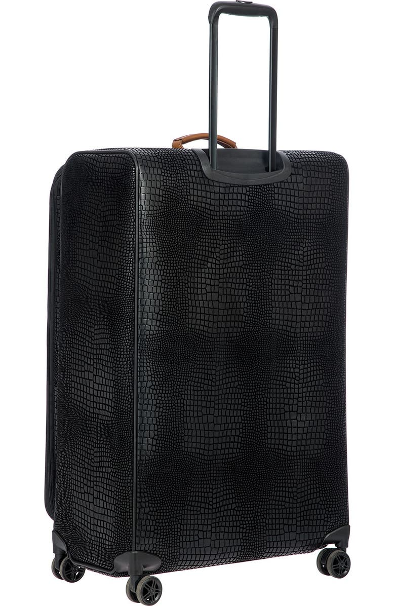 Bric's My Safari 28-Inch Expandable Croc Embossed Carry-On Spinner Luggage, Alternate, color,
