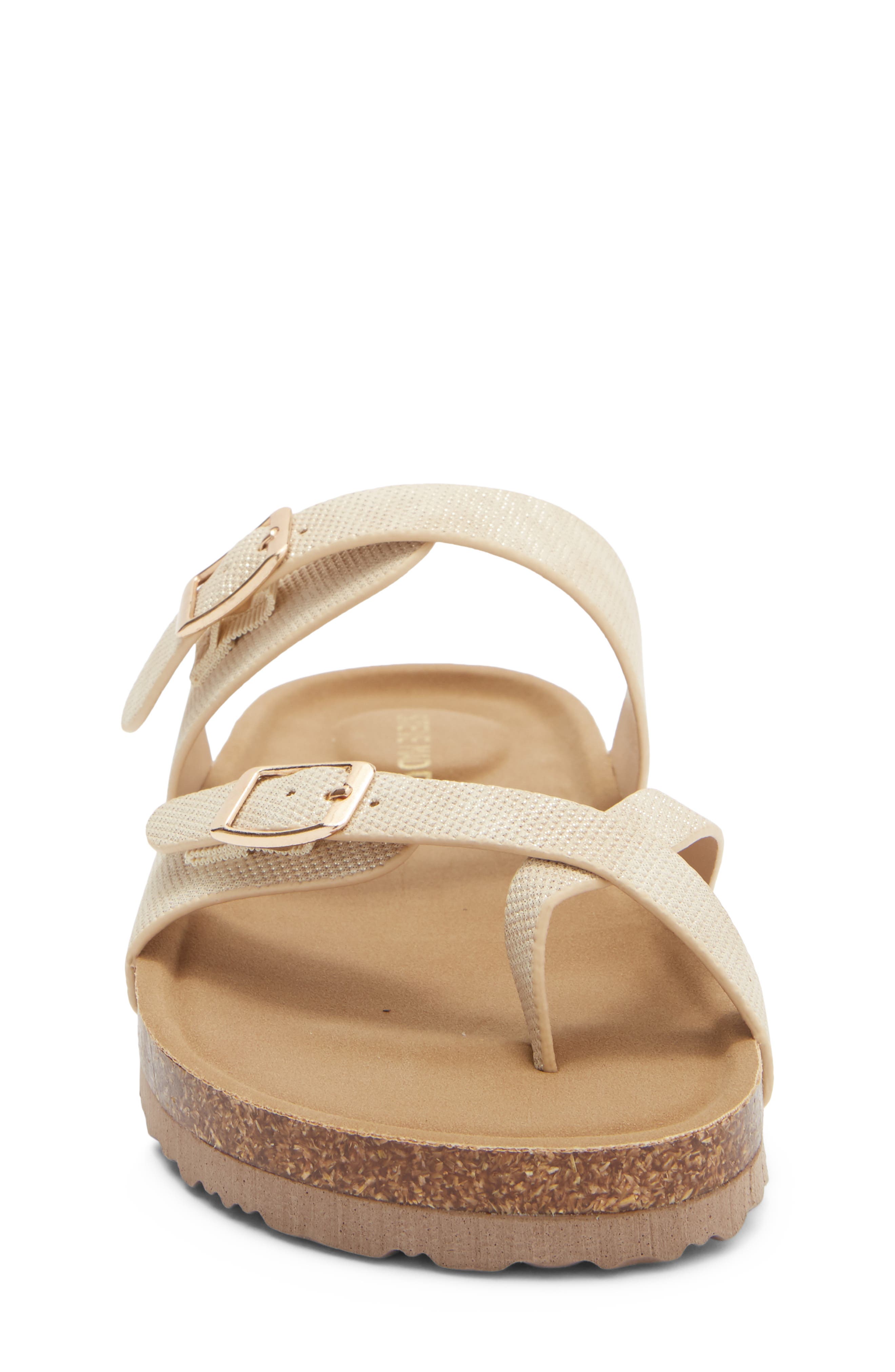 Beached Slide Sandal, Alternate, color, GOLD