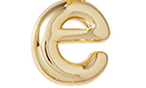 Roxanne Assoulin The Puffy Initial Pendant Necklace In Gold E