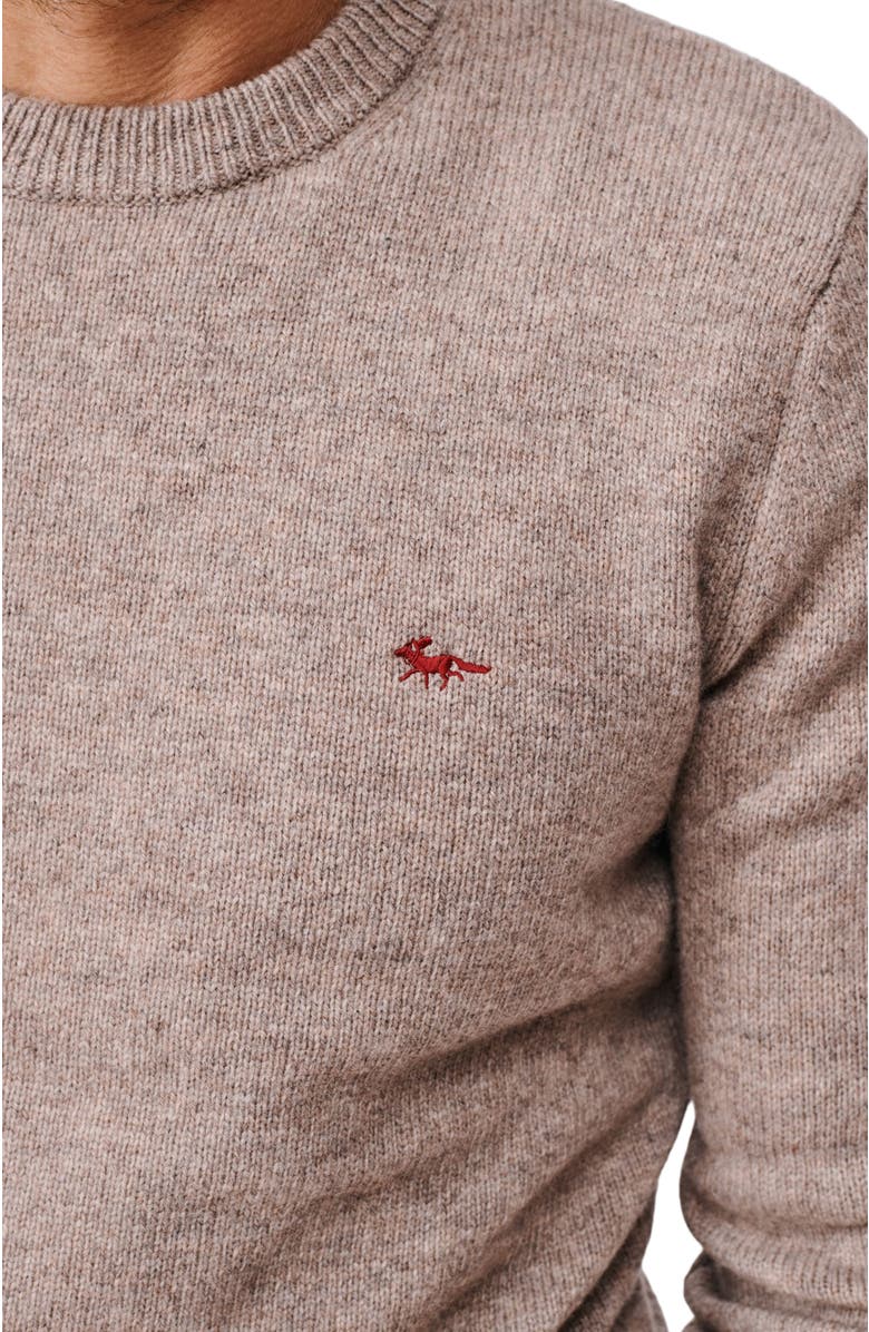 Aubin Phillips Lambswool Crew Neck Sweater, Alternate, color, Stone