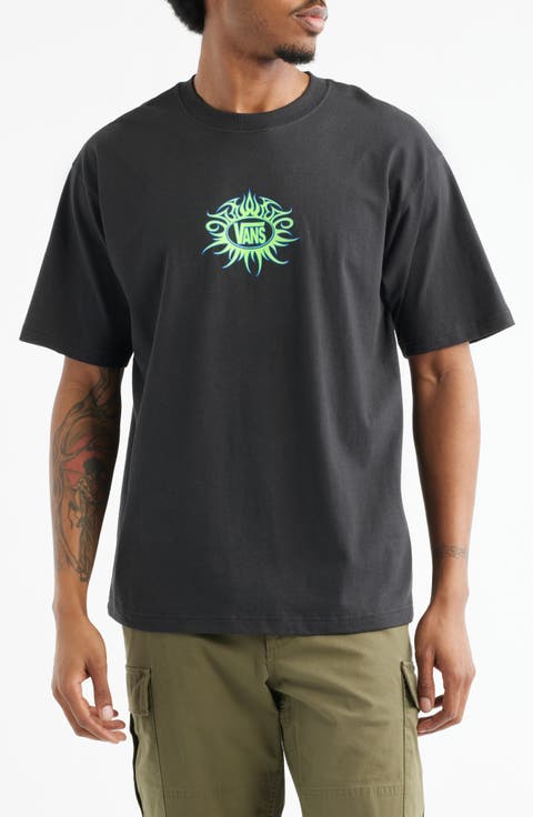 Torched Cotton Graphic T-Shirt