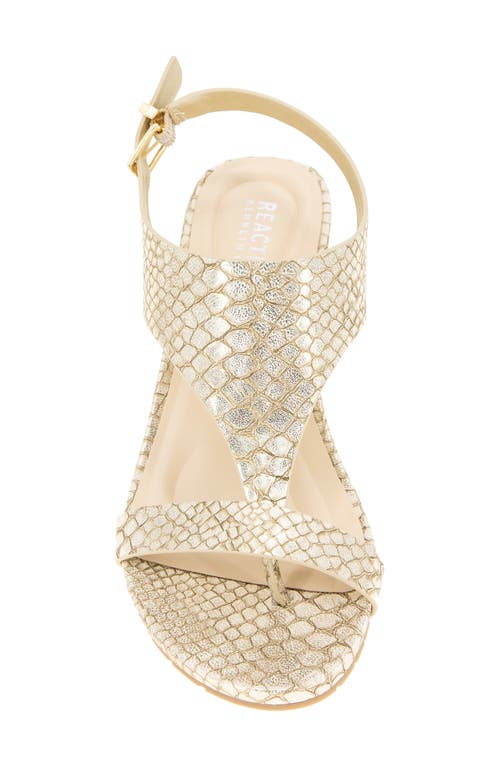 REACTION KENNETH COLE REACTION KENNETH COLE GREATLY PLATFORM WEDGE SANDAL