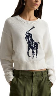 Polo Ralph Lauren Big Pony Cotton Crewneck Sweater