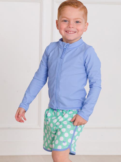 RUGGEDBUTTS RUGGEDBUTTS TODDLER BOYS UPF50+ SUN PROTECTED DOLPHIN HEM SWIM TRUNKS 