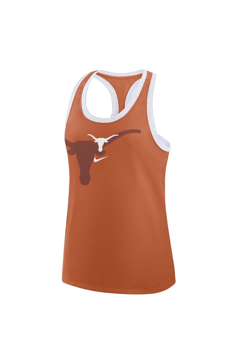 Nike Women's Nike Texas Orange Texas Longhorns Primetime Tri-Blend Racerback Tank Top, Alternate, color,