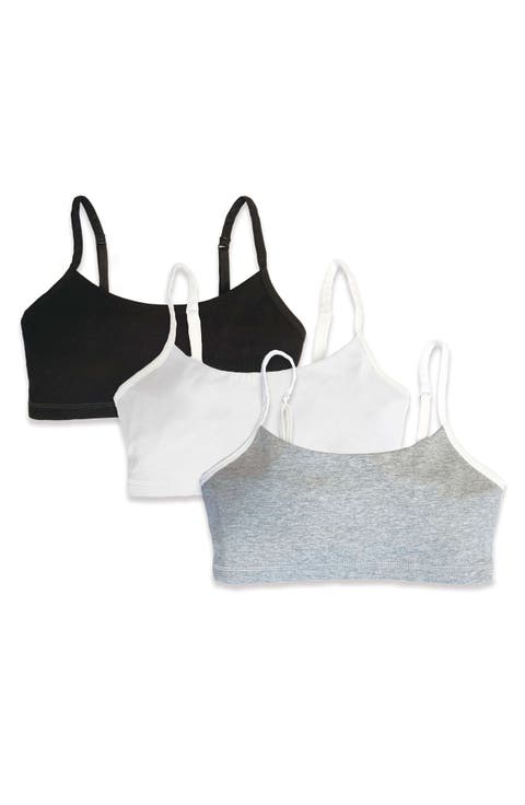 Organic Cotton Girls Bralette 3-pk