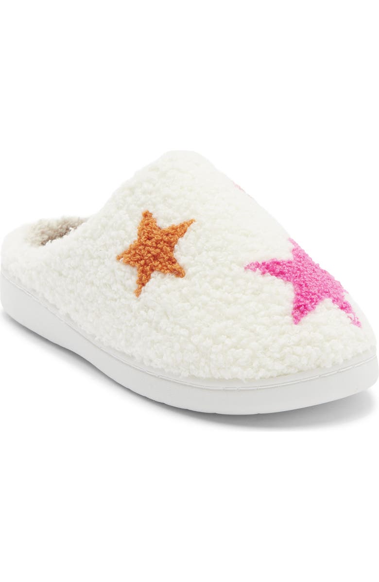 MIA Cozi Slipper, Main, color, Pink/ Orange Stars