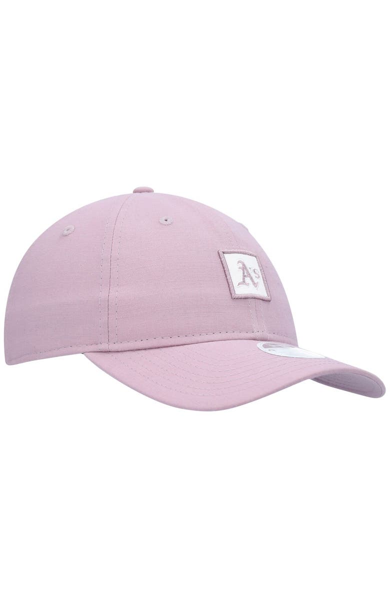 New Era Women's New Era Purple Oakland Athletics Mini Patch Adjustable Hat, Alternate, color,