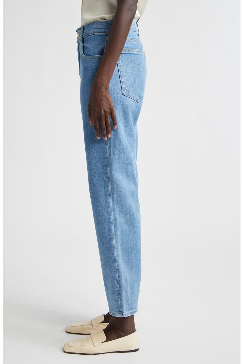 Isabel High Waist Ankle Straight Leg Jeans, Alternate, color, LIGHT DENIM WASH