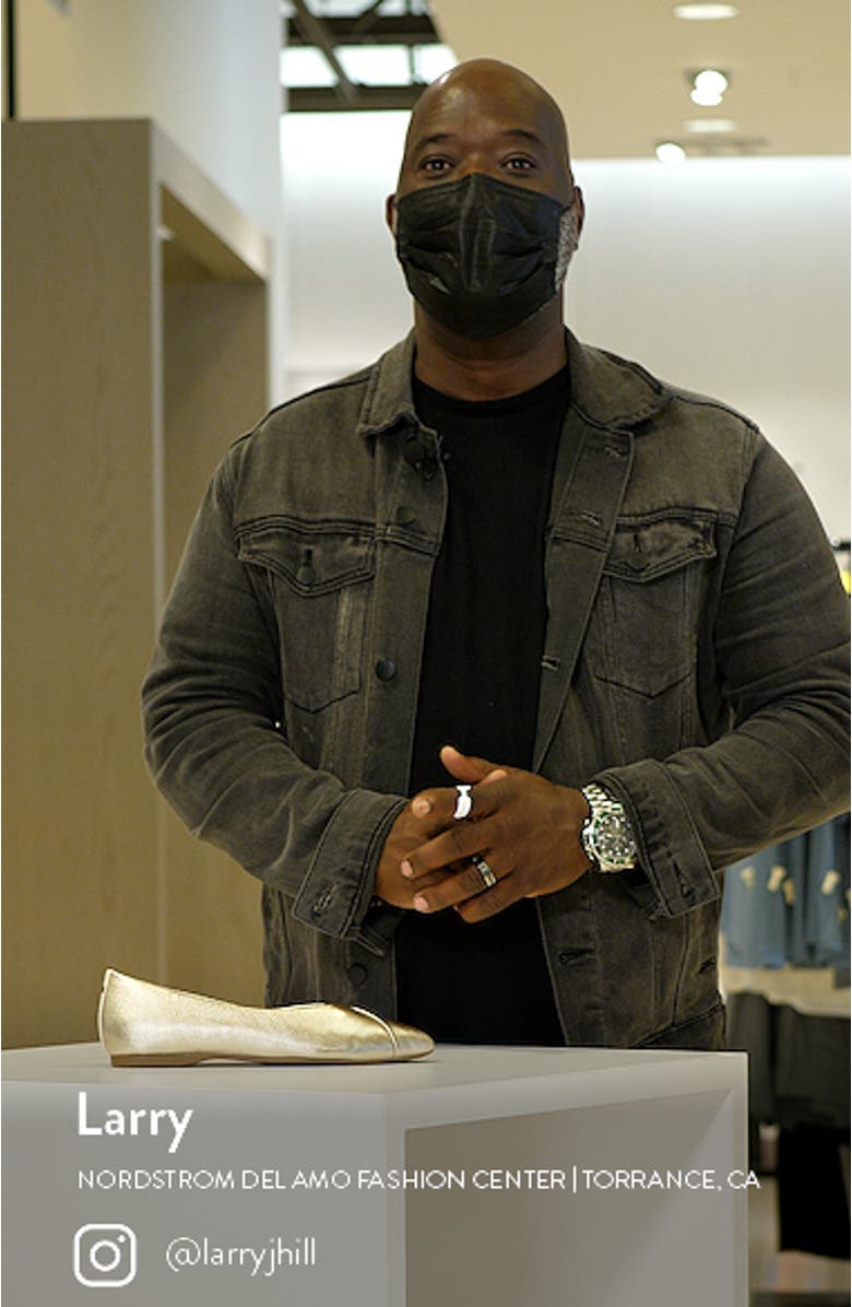 Goldfinch Suede Ballet Flat, sales video thumbnail