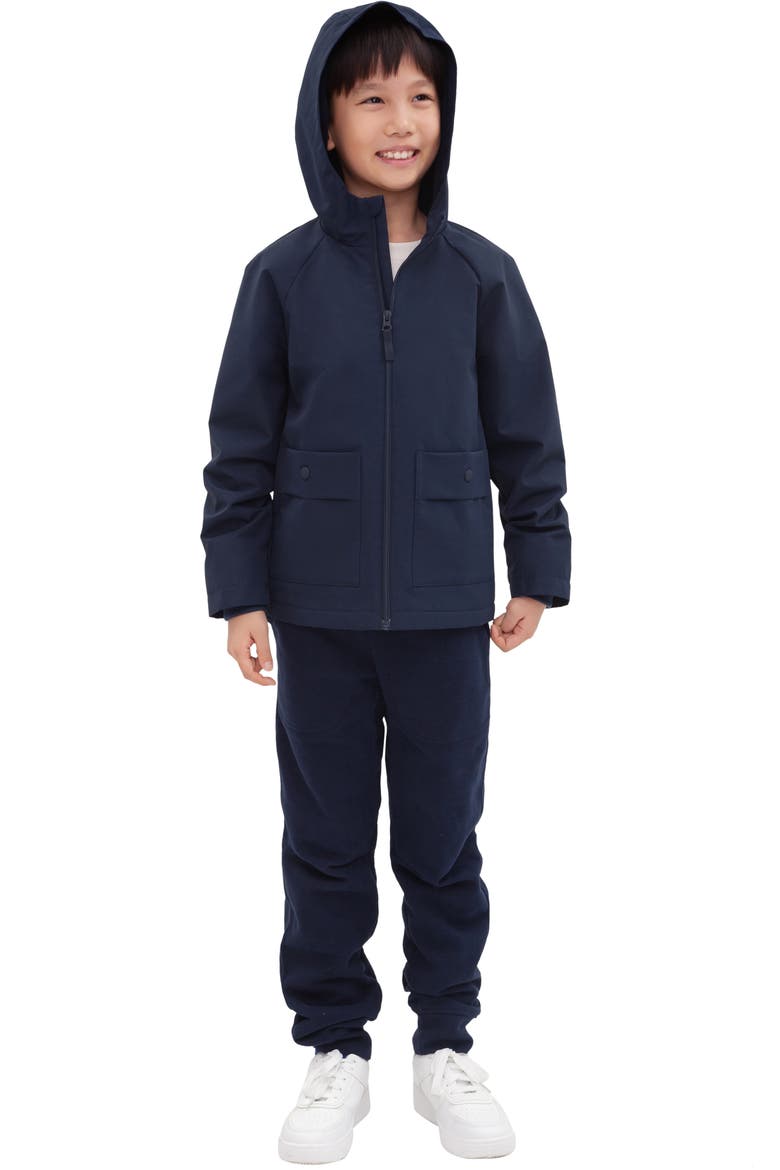 Kids' Ripstop Windbreaker Jacket, Alternate, color, Navy