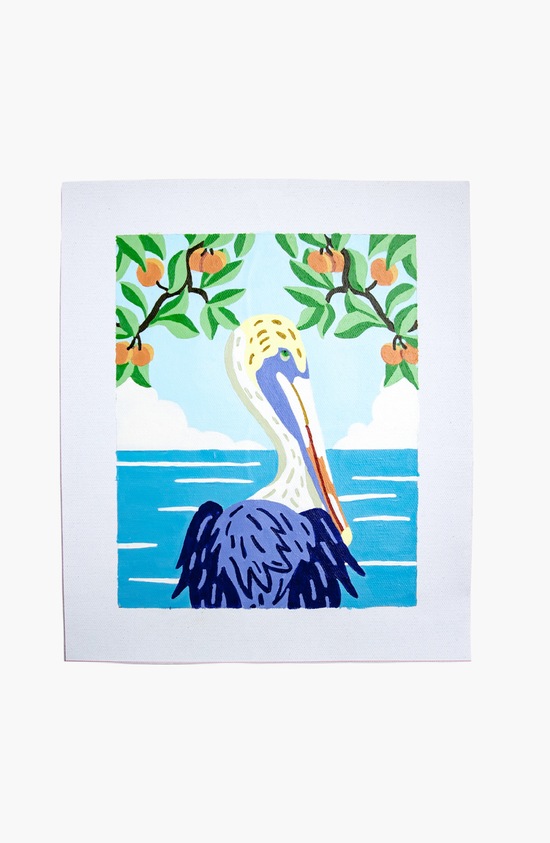 Pink Picasso Kits Sunshine State Paint-by-Numbers Kit, Alternate, color, Blue / Orange