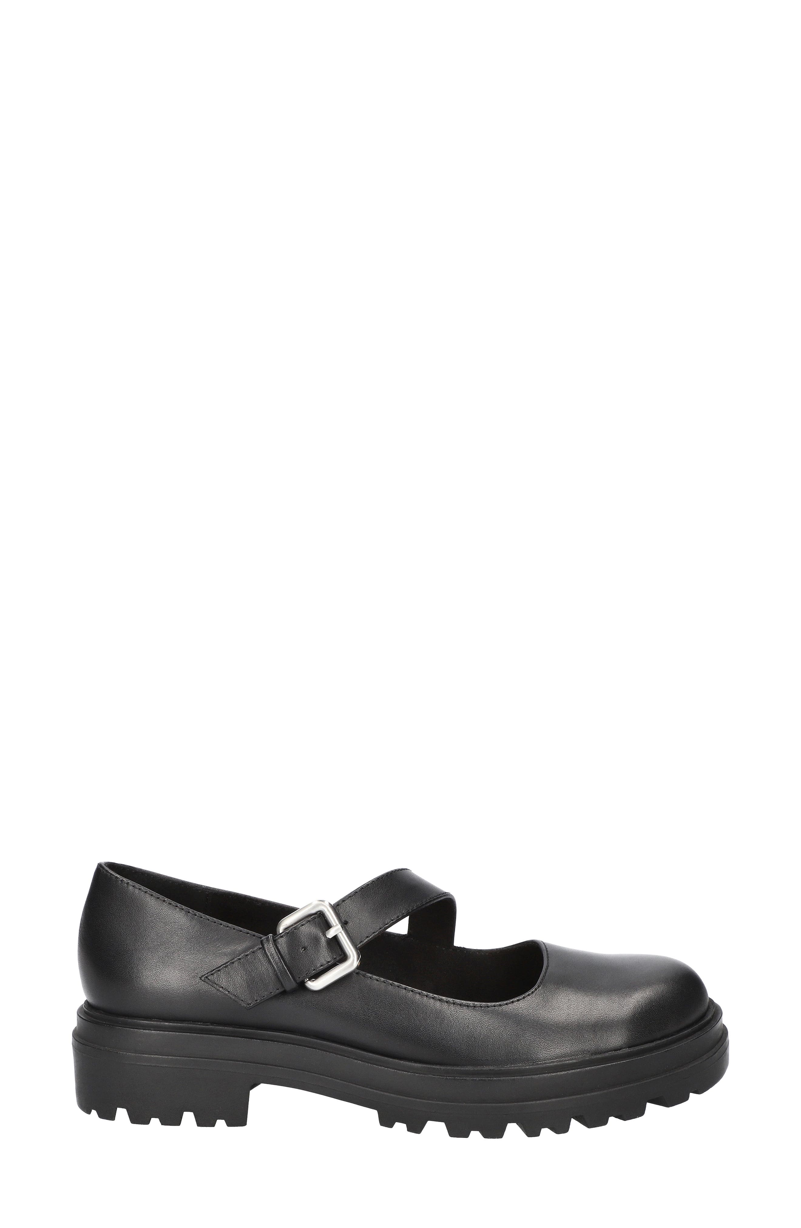 Bella Vita Britt Mary Jane Loafer, Alternate, color, Black Leather