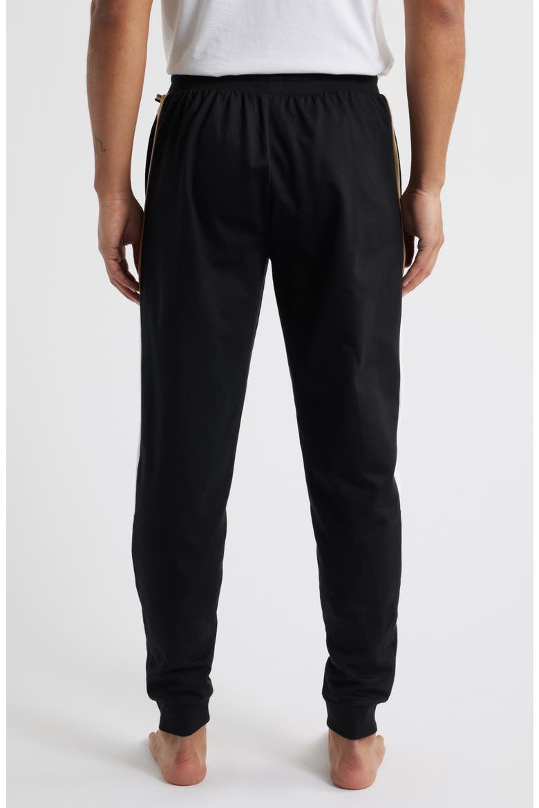 Iconic Cotton Joggers, Alternate, color, BLACK