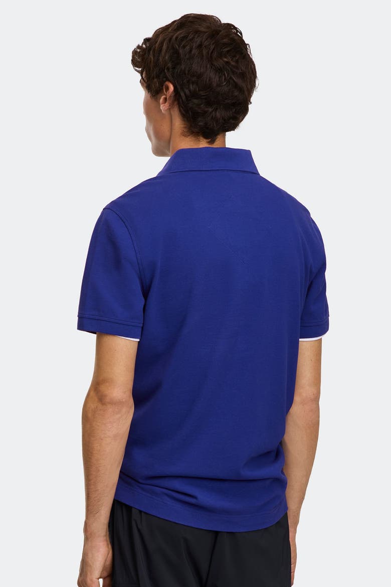 Beckley Polo Tonal Label, Alternate, color, Azurite Blue