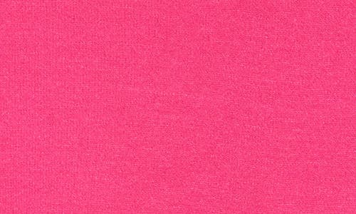 Nordstrom Slim Fit Short Sleeve Sweater In Pink Flash