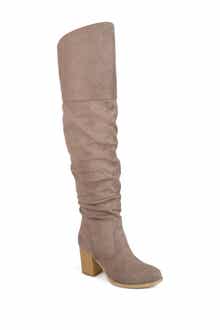 JOURNEE Kaison Ruched Tall Boot - Extra Wide Calf