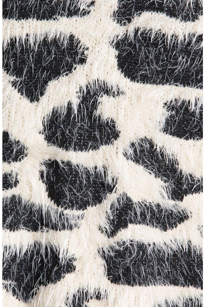 Animal Pattern Sweater, Alternate, color, BEIGE