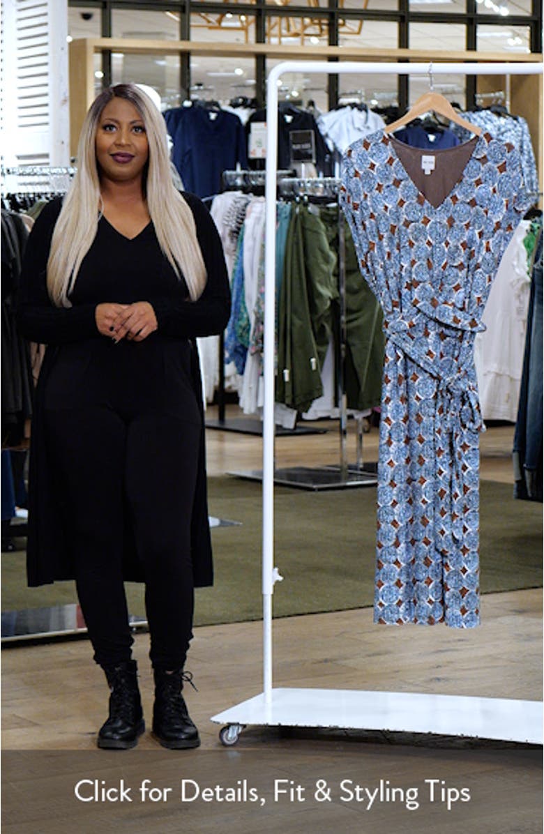 Sand Dollar Stella Faux Wrap Midi Dress, sales video thumbnail