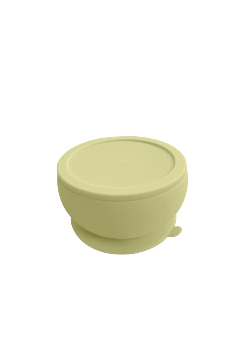 Octopod® Silicone Baby Suction Bowl - Lid, Main, color, Pastel Yellow