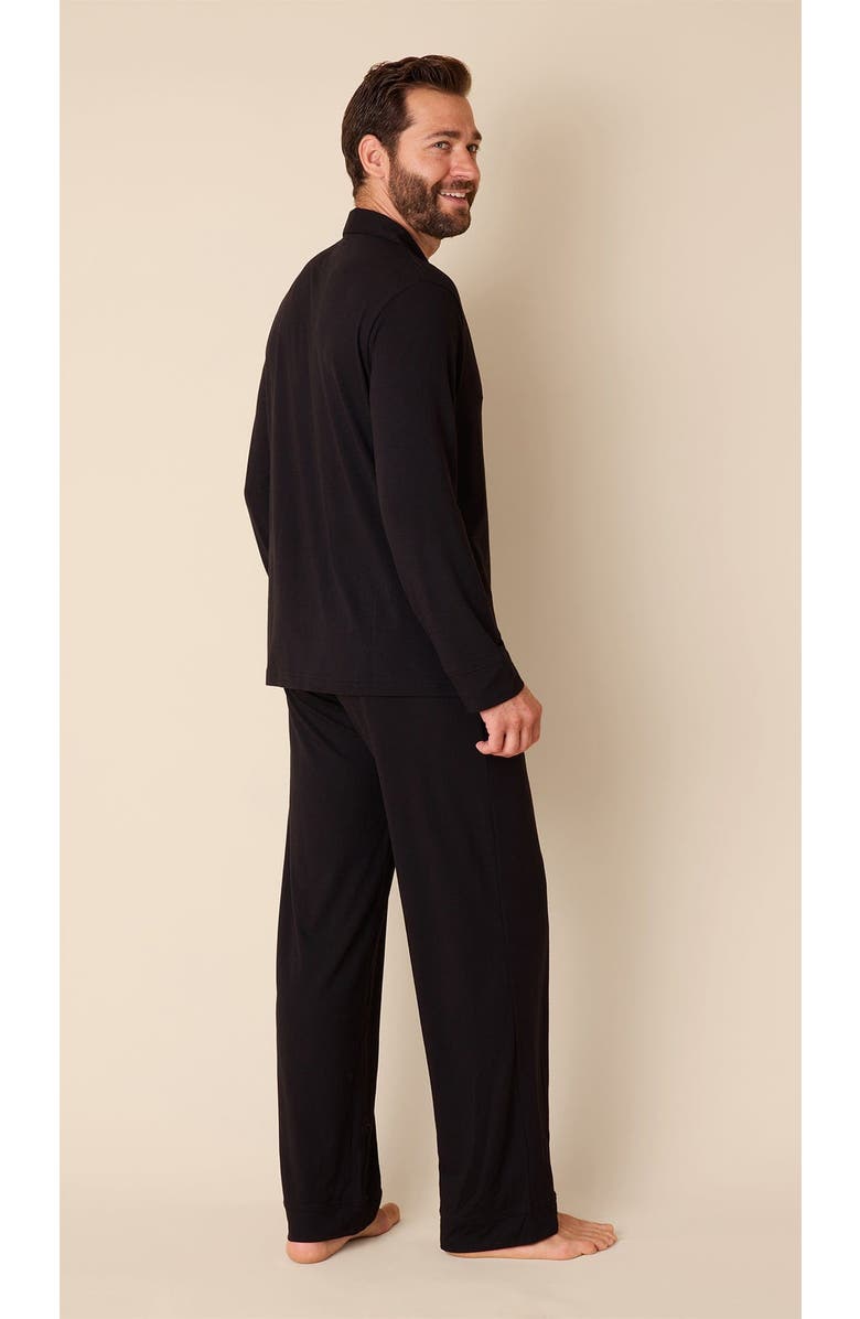 The Cat's Pajamas Men's Pima Knit Pajama Set, Alternate, color, Classic Midnight