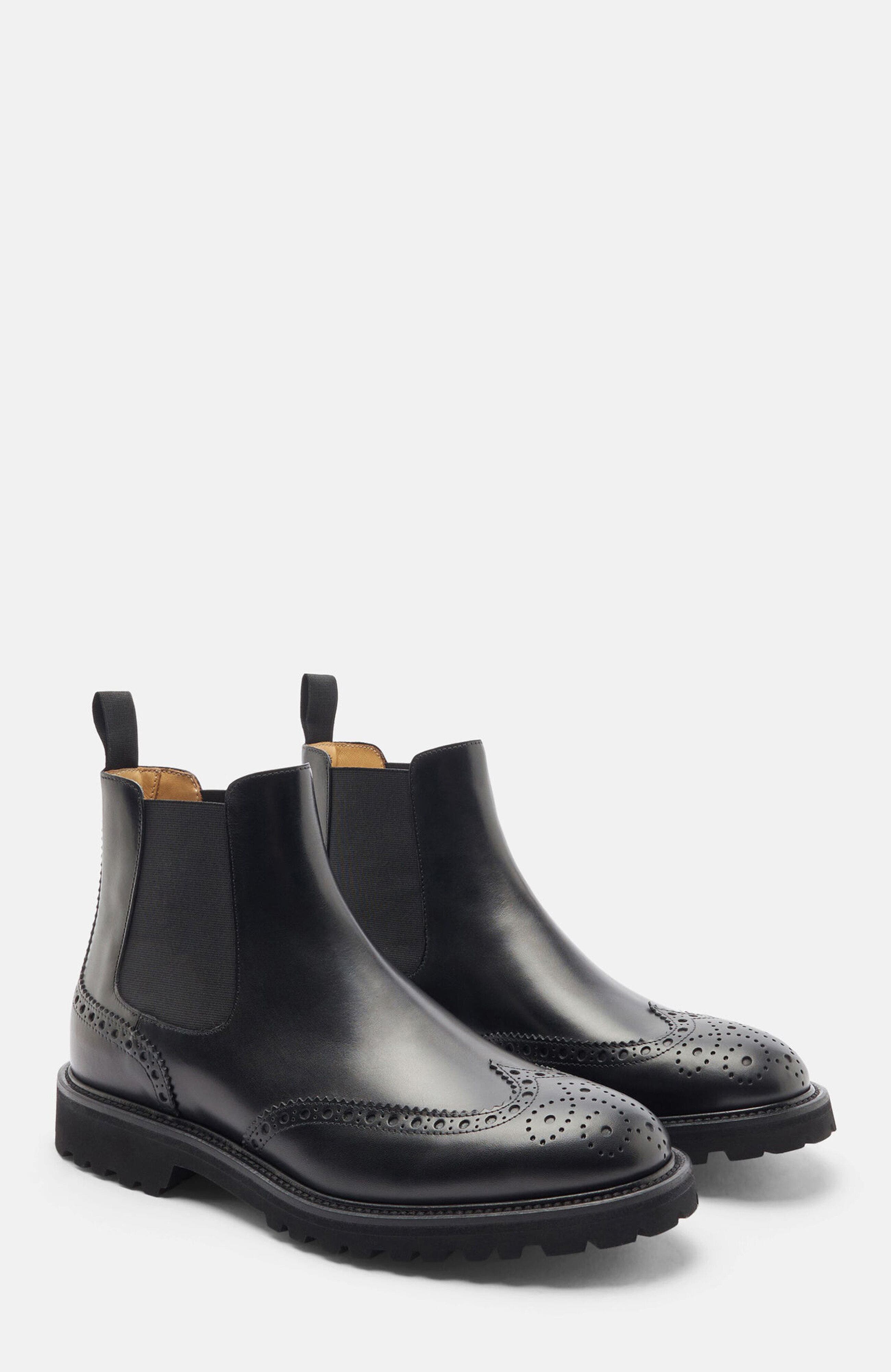 Keith Chelsea Boots, Main, color, Black Calf