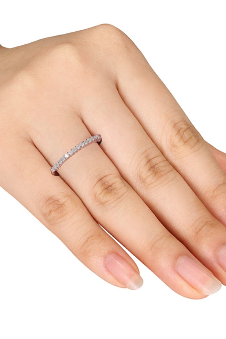 Diamond Anniversary Ring - 0.20ct., Alternate, color, SILVER