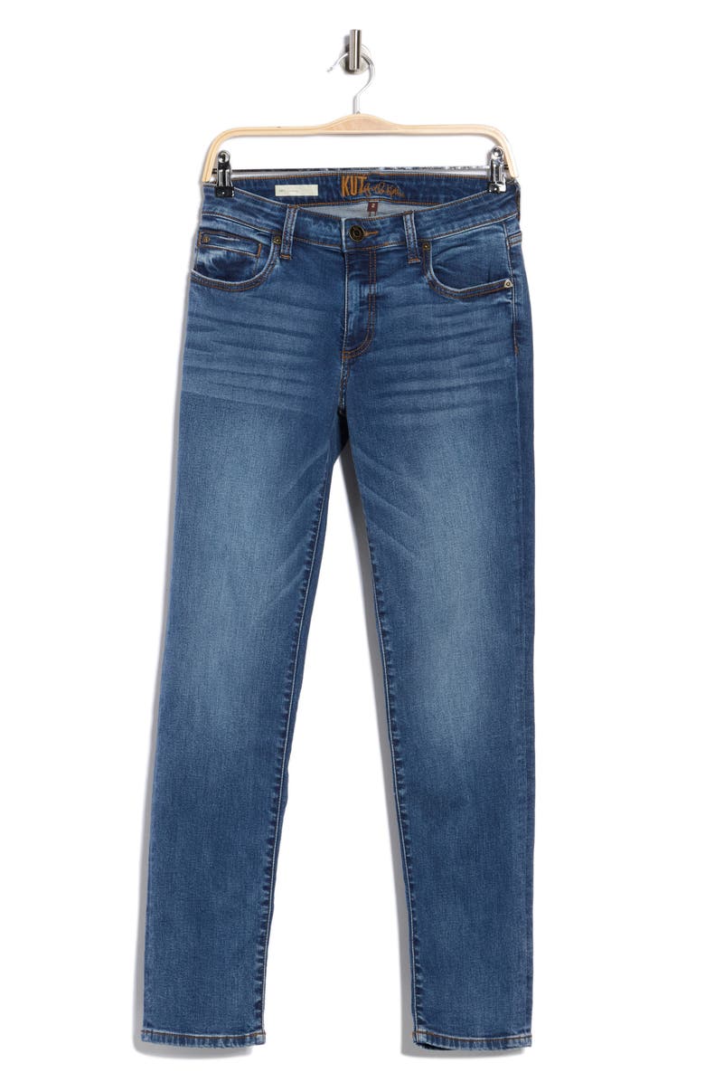 KUT from the Kloth Katy Mid Rise Ankle Boyfriend Jeans, Main, color, Thunbergia