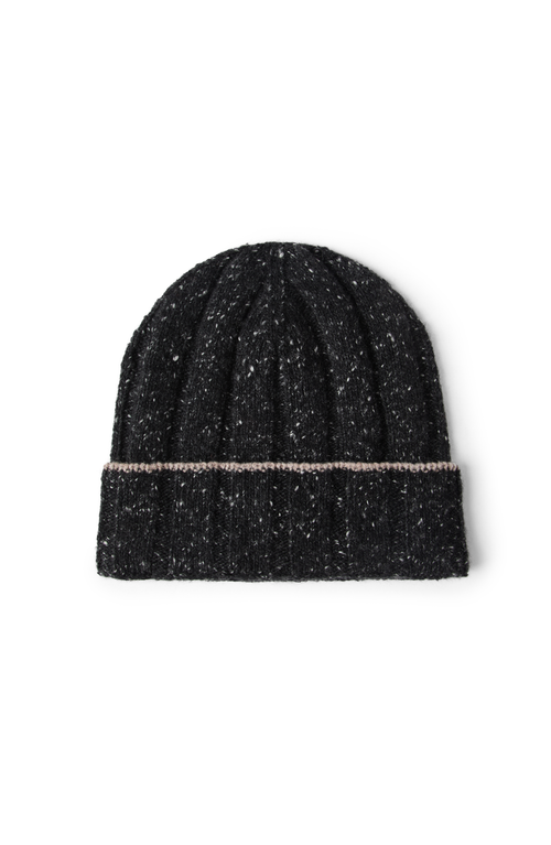 Brunello Cucinelli Rib-knit Cashmere Beanie In Black