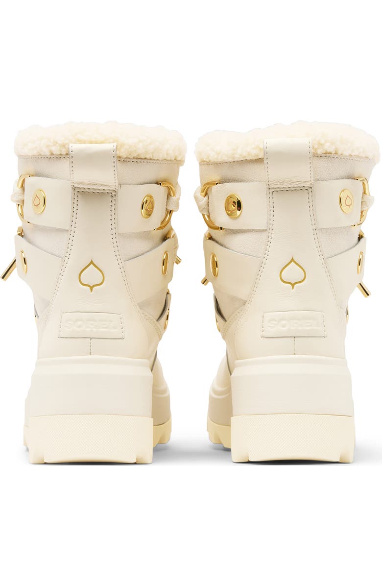 SOREL Joan FRWD<sup>™</sup> Genuine Shearling Trim Waterproof Boot, Alternate, color, Snow/ Sea Salt