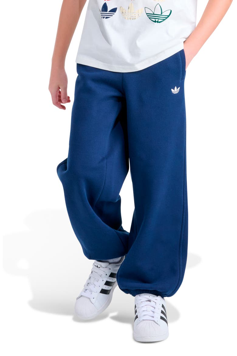Kids' Essential Baggy Sweat Joggers, Main, color, DARK BLUE
