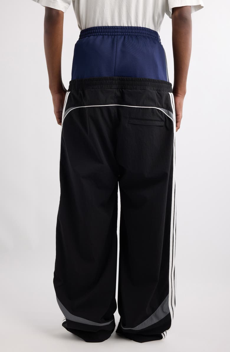 Layered Side Stripe Track Pants