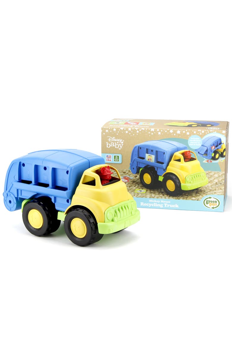 Green Toys Mickey Mouse Recycling Truck, Alternate, color, Multicolored