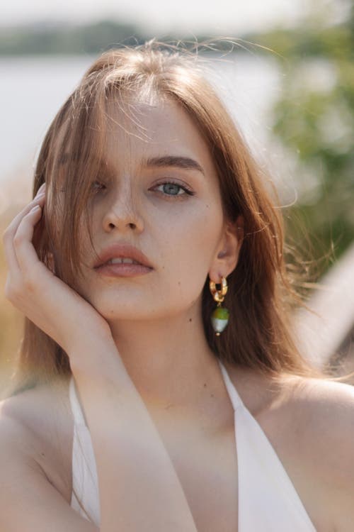 Classicharms Esmée Glaze Heart Dangle Earrings In Gold